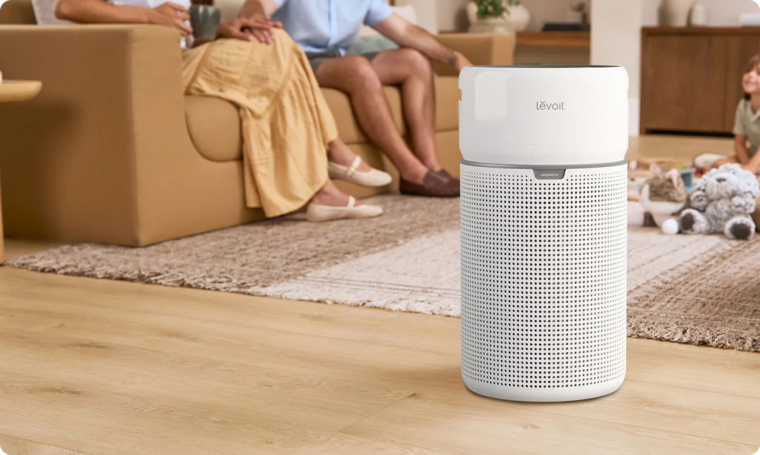 Levoit Eleva 500X in a living room